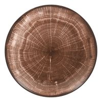 RAK Porcelain WDNNPR29OB Wood Art Flat Coupe Plate, Oak
Brown, Porcelain - 11-1/2"