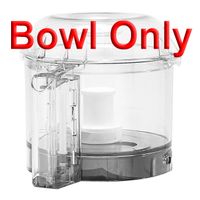 Robot Coupe 112203S Cutter Bowl for R 2 CLR & R 2 Dice Food
Processors, Clear, Plastic - 3 qt