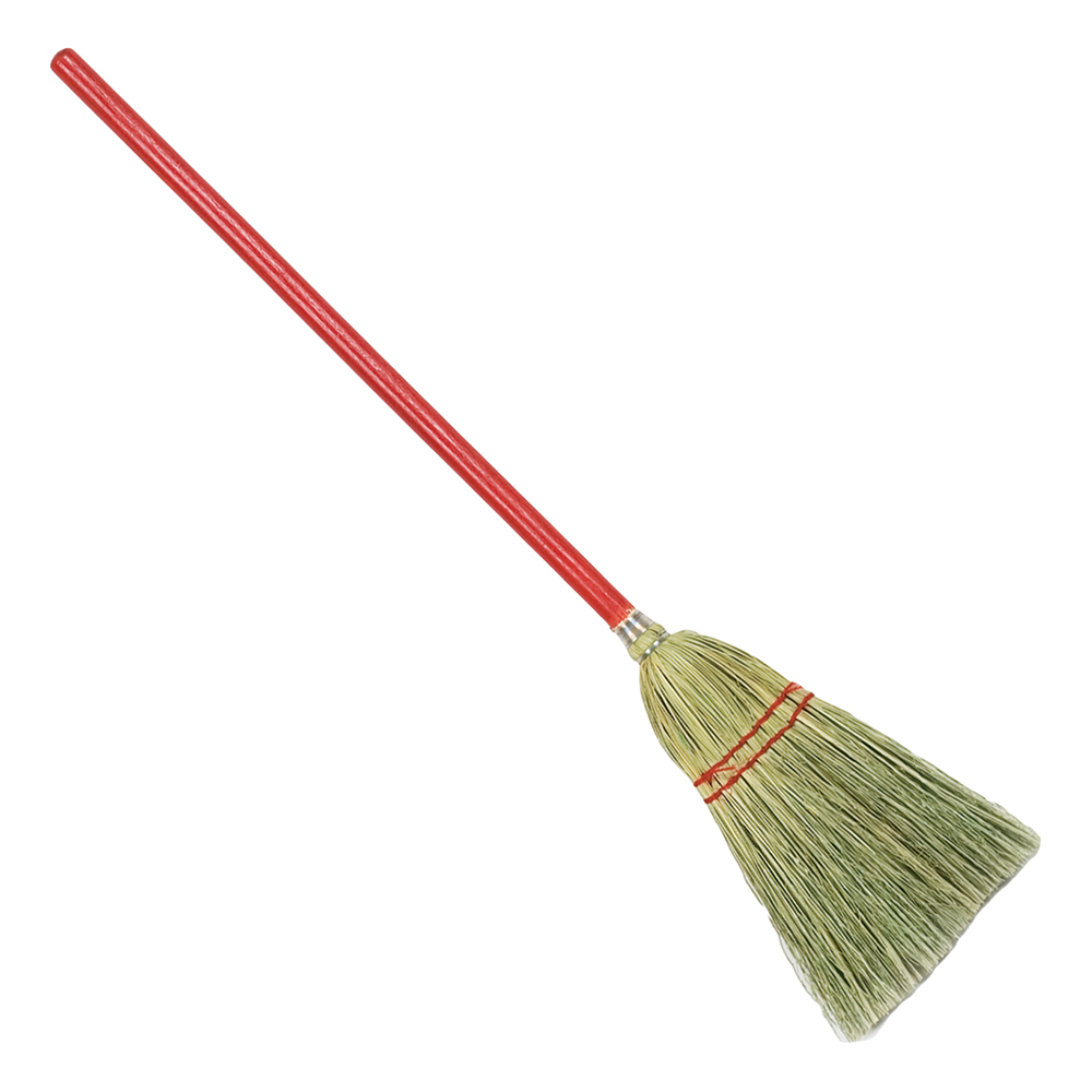 24" TOY BROOM WOOD (12)