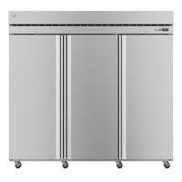 Hoshizaki F3A-FS Steelheart Reach-In Freezer, 3-Door,
Stainless Steel - 79.03 cu ft SWIG *Discontinued*