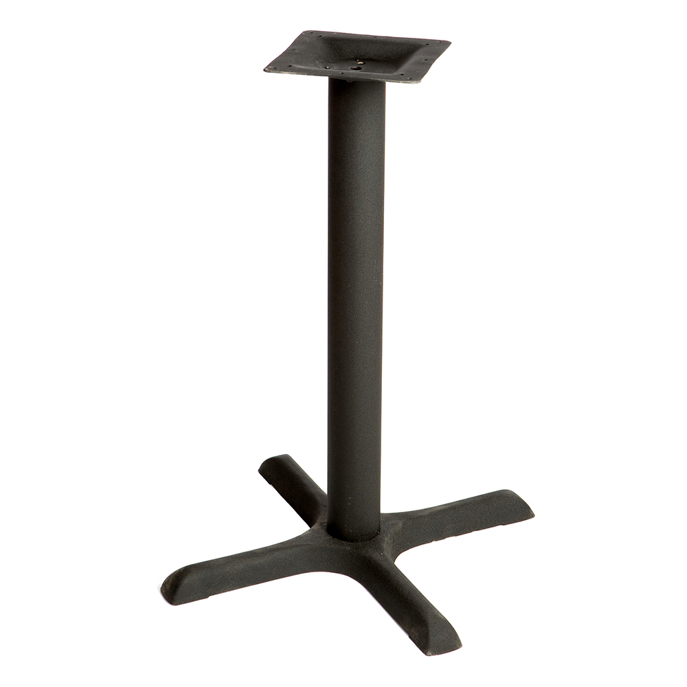 TABLE BASE 22X22X28 BLACK