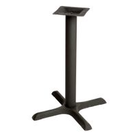 SS22-BLK Table Base, Black - 22" x 22" x 28"