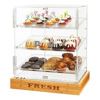 Rosseto BD125 Countertop Rectangular Bakery Case, Clear,
Acrylic - 21-1/2" x 17" x 25-1/2"