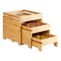 Rosseto BD131 Nesting Natura Box Stand, Natural Finish,
Bamboo - 3 Risers