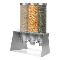 Rosseto EZ564 EZ-SERV Tabletop Dry Product Dispenser, Clear,
Acrylic - (3) 1-3/10 gal