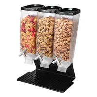 Rosseto EZ50399 EZ-PRO H3B Countertop Dispenser,
Transparent/Black, ABS/Steel - (3) 1 gal