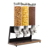 Rosseto EZ520 EZ-SERV Countertop Dispenser, Black, Steel -
(3) 1-3/10 gal