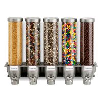 Rosseto EZ527 EZ-SERV 5W Wall Mount Dispenser, Transparent,
Plastic - (5) 1-3/10 gal
