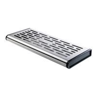 Rosseto EZT017 Rectangular Catch Tray for (3) Dispenser Wall
Mount Units, Stainless Steel - 17-4/5" x 8" x 1-1/2"