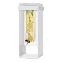 Rosseto LD150 Square Beverage Dispenser, Clear/White,
Acrylic - 3 gal