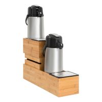 Rosseto SB114 Natura 2-Compartment Airpot System, Natural
Finish, Bamboo - 7-3/10" x 24-2/5" x 14-1/10"
