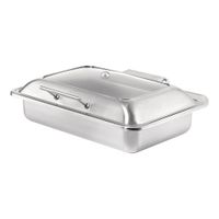 Rosseto SM249 Rectangular Multi-Chef Chafing Pod w/ Soft
Closing Lid, Stainless Steel - 9-1/2 qt