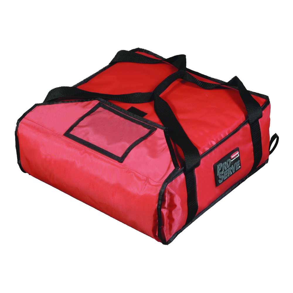 PIZZA BAG F/ 2-16"PIZZA-RED(6)