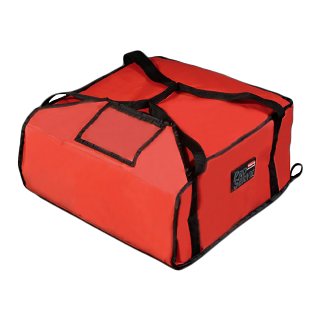 PIZZA BAG F/4-16"/3-18" RED(6)