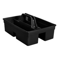 Rubbermaid 1880994 Executive Carry Caddy, Black, Plastic -
15-1/4" x 10-3/4" x 6-1/2"