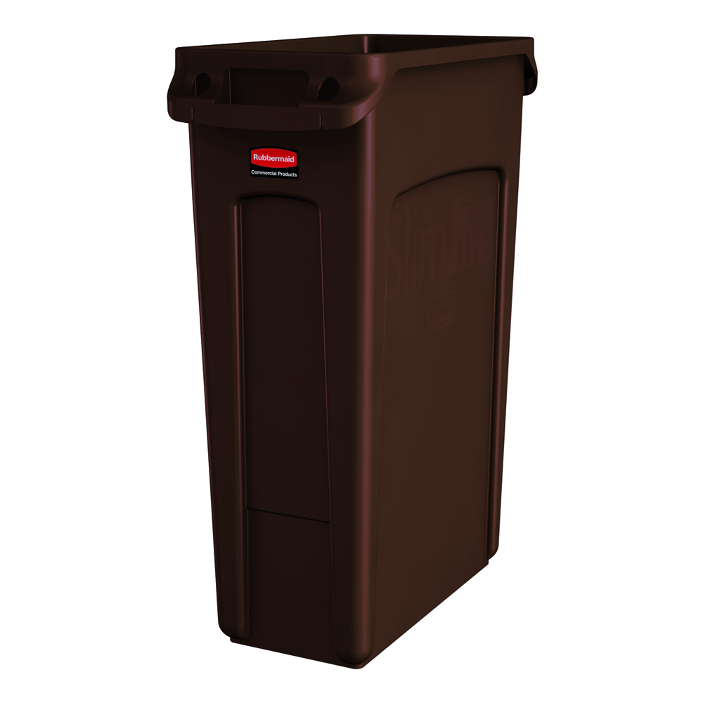 23GAL TRASH CONTAINER BROWN(4)