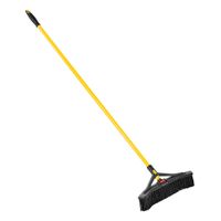 Rubbermaid 2018729 Maximizer Push-To-Center Broom, Yellow,
Steel/PVC - 18"
