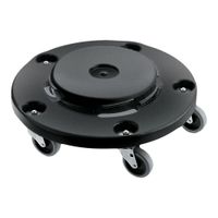 Rubbermaid FG264000 Brute Container Dolly, Plastic - 18-1/5"