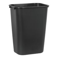 Rubbermaid FG295700 Wastebasket, Black, Plastic - 41 qt