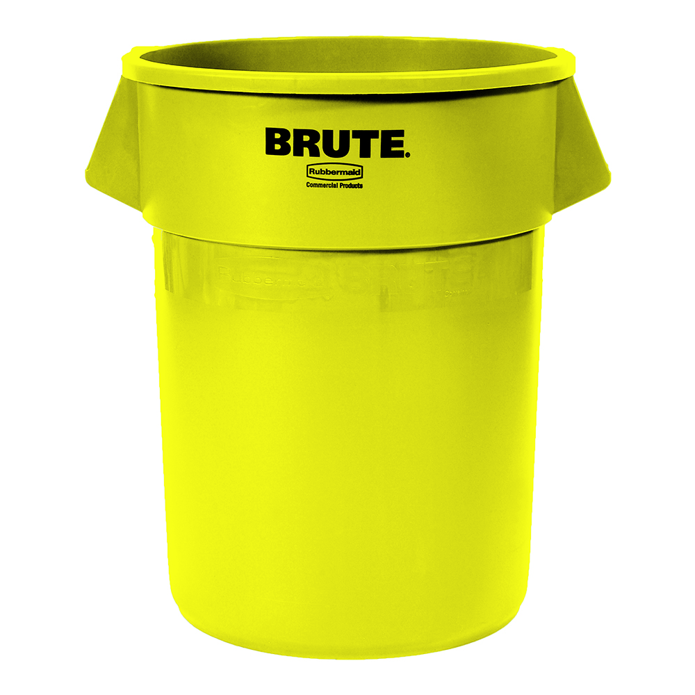 55gl. BRUTE GARBAGE CAN-YEL(3)