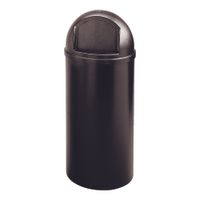 Rubbermaid FG817088 Marshal Classic Container, Black - 25
gal