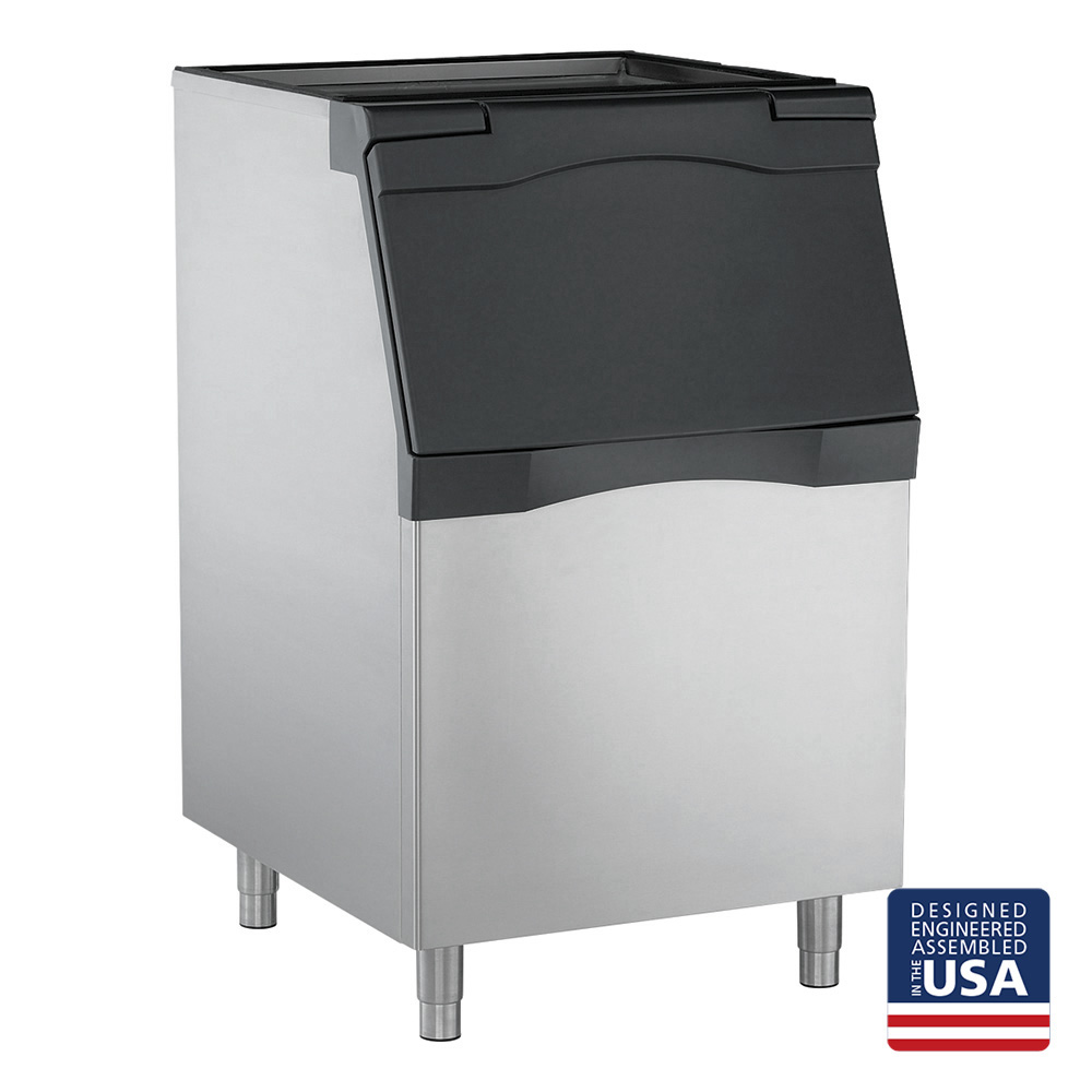 ICE BIN 536 LB CAP ROTO PLSTC
