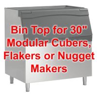 Scotsman KBT22B Bin Top for 30" Modular Cubers, Flakers or
Nugget Makers on B948S & BH900 bins