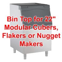 Scotsman KBT27 Bin Top for 22" Modular Cubers, Flakers or
Nugget Makers (Except EH222) on B230, B330 & B530 bins