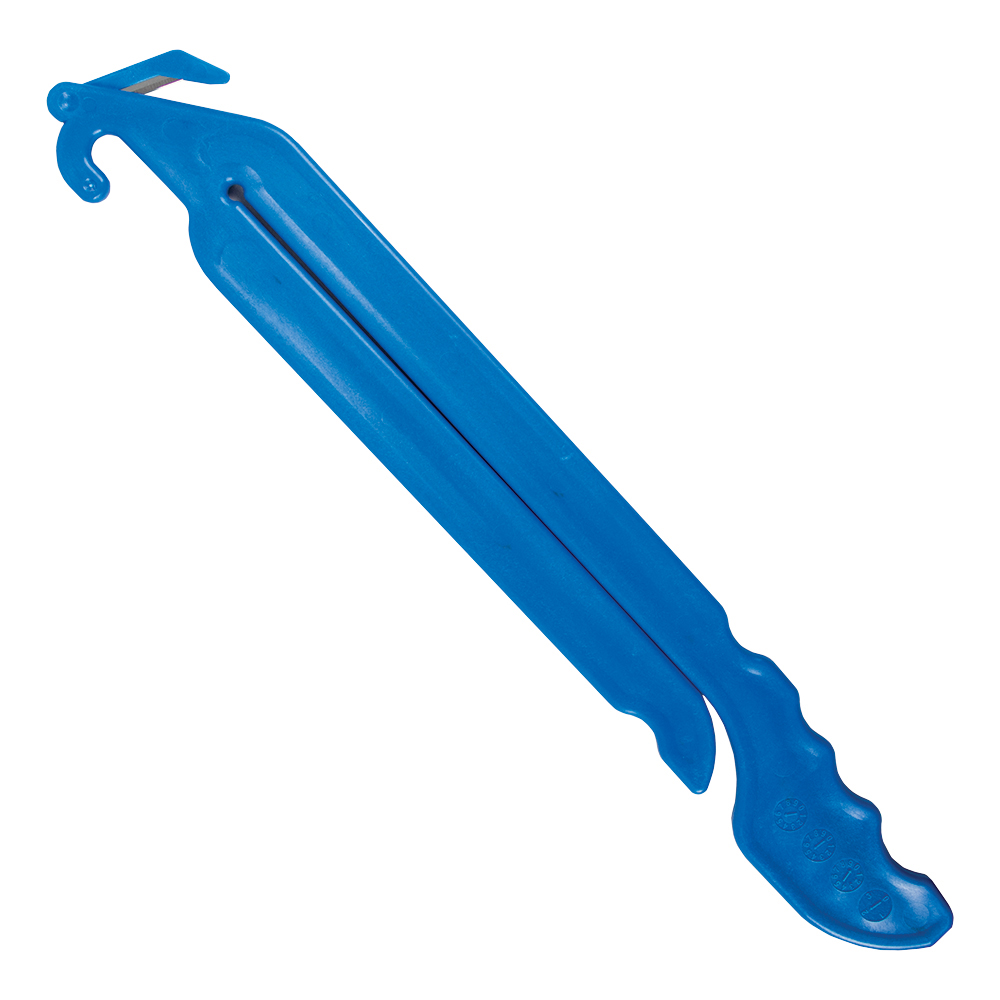 BAG CUTTER/SQUEEGEE BLUE