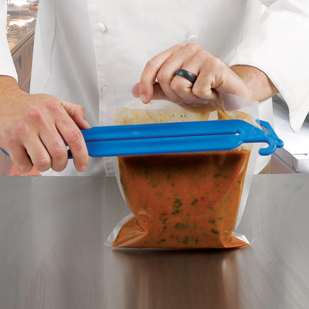 BAG CUTTER/SQUEEGEE BLUE