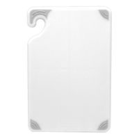 San Jamar CBG182412WH Saf-T-Grip Cutting Board, White,
Plastic - 24" x 18"