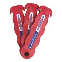 San Jamar KK403 Klever Kutter Carton Opener, Red,
Plastic/Stainless Steel - 3-Piece Pack