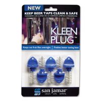 San Jamar KLP200 Kleen Plugs, For Beer Taps - 5 plugs