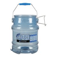 San Jamar SI6100 Shorty Saf-T-Ice Tote, Plastic - 5 gal