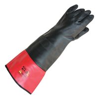 CrewSafe BP1010-LG Red Hot Burn & Chemical Protection
Gloves, Red/Black, Neoprene/Terry Lined - 20"