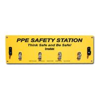 CrewSafe GS1041 PPE Safety Station, Yellow/Black,
Plastic - 18" x 6"