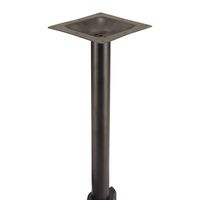 Bar Table Post Black Steel, Column 3" x Height 37"