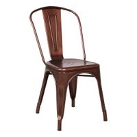 Foodservice Seating Inc C955S-BRZ Trenton Side Chair, Bronze
- 14"