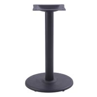 Table Base, Complete W/Column & Top Plate, Round - 18"