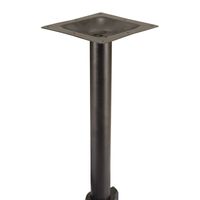 3X25 Table Post Standard Height, Black, Steel