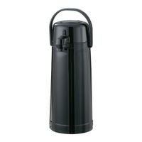 Service Ideas ECA22PBL Eco-Air Smooth Plastic Airpot, Black,
Plastic - 74-2/5 oz