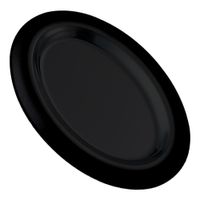 Service Ideas RO128BL Thermo-Plate Base Only, Black, Plastic
- 14" x 10"