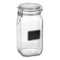 Steelite 4949Q464 Fido Chalkboard Jar, Glass - 54-3/4 oz
