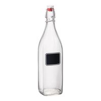 Steelite 4953Q813 Swing Top Bottle W/Chalkboard, Glass -
33-3/4 oz