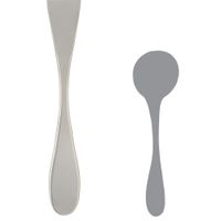 Steelite 5309S002 Ovation Bouillon Spoon, 18/10 Stainless
Steel - 7-1/2"