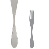 Steelite 5309S023 Ovation Salad/Dessert Fork, 18/10
Stainless Steel - 7-3/4"