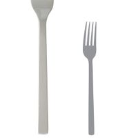 Steelite 5369FS021 Silhouette Full Satin Dinner Fork, 18/10
Stainless Steel - 9-1/2"