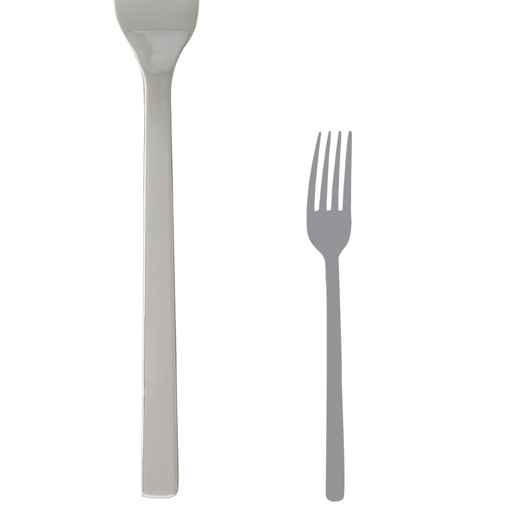 SILHOUETTE DESSERT FORK