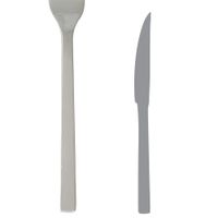 Steelite 5369HS057 Silhouette Half Satin Steak Knife, 18/10
Stainless Steel - 8-1/4"