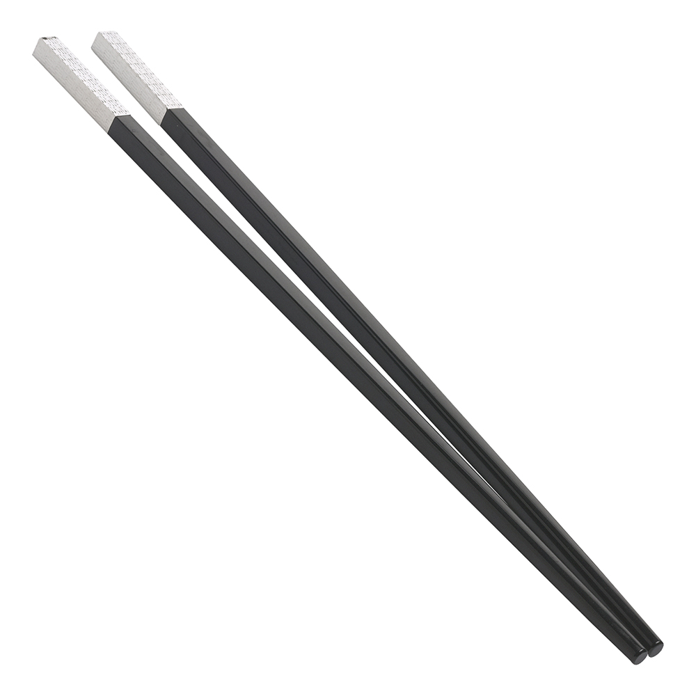 CHOPSTICK SET BLACK/SILVER WNK